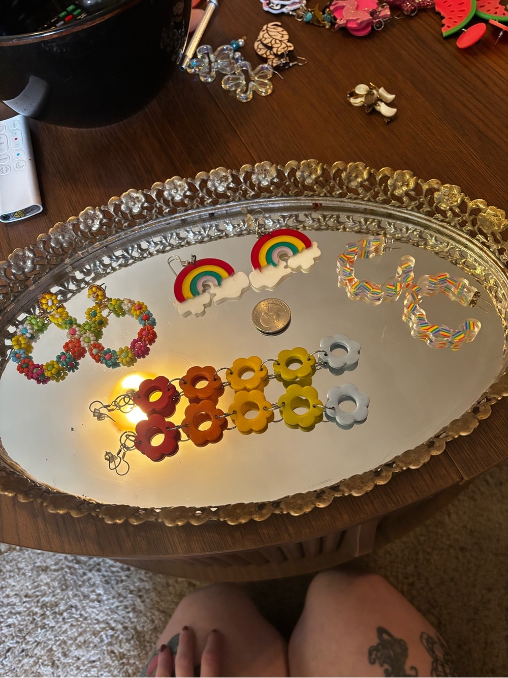 Colorful Rainbow Earrings Bundle